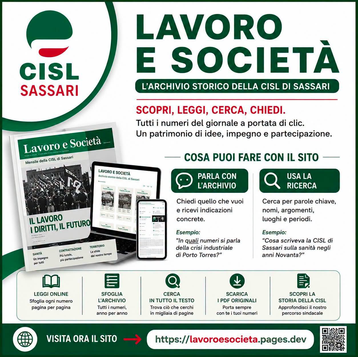 Lavoro e Società – archivio digitale della CISL di Sassari